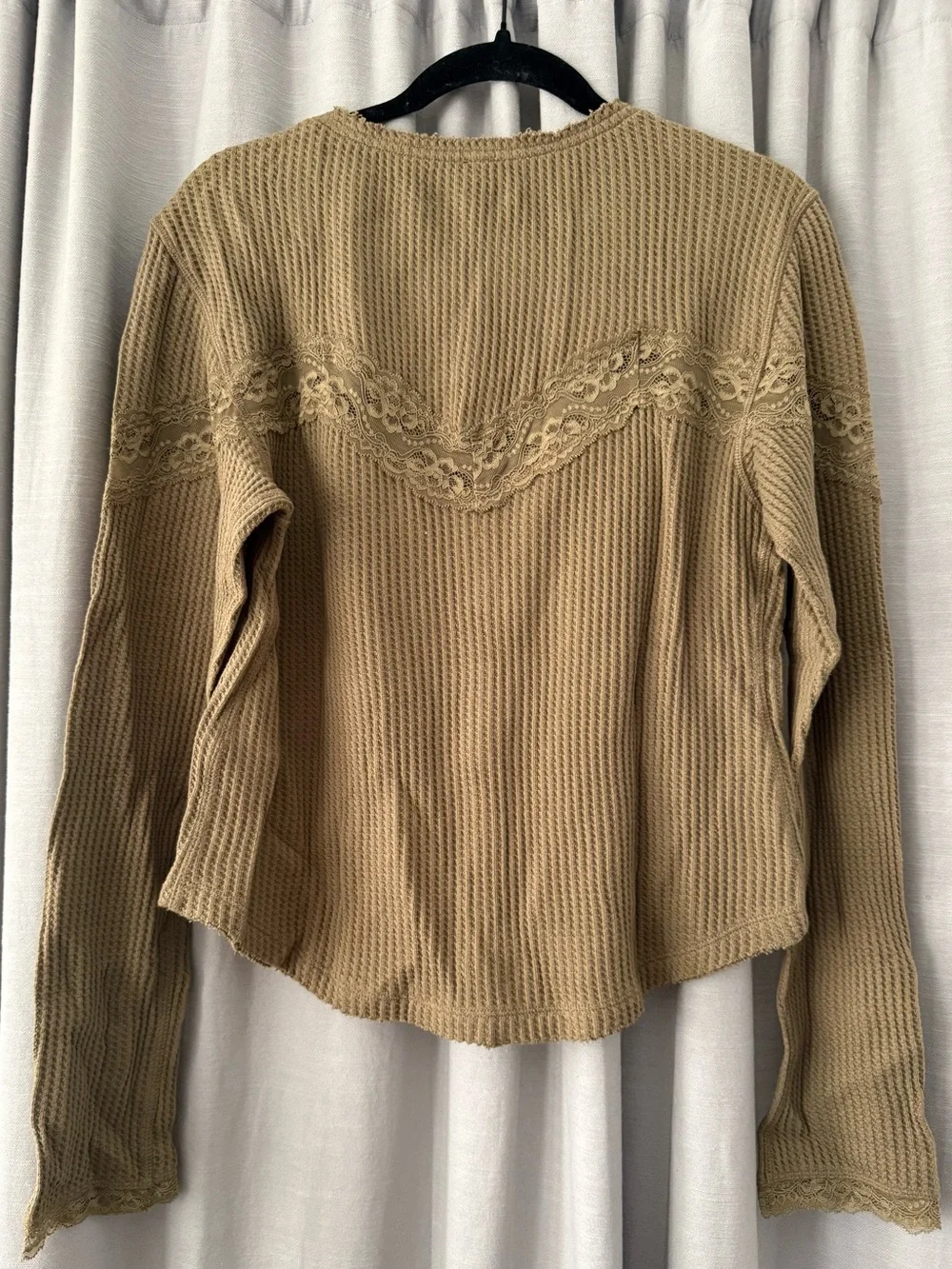Free People waffle knit